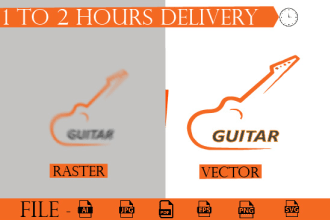 do vector tracing and clean up logo