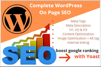 do wordpress site on page and technical SEO to google rank