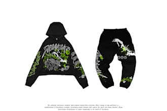 create a hypebeast streetwear hoodie and t shirt design