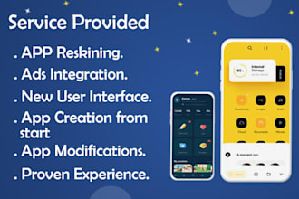 reskin android app, reskin codecanyon, redesign your app and develop new app