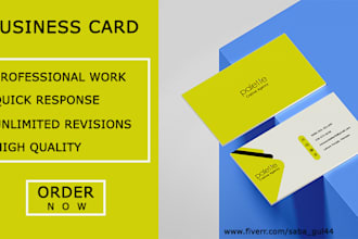 do unique and luxury bussiness card design