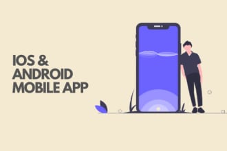 be your developer for android and ios based mobile apps