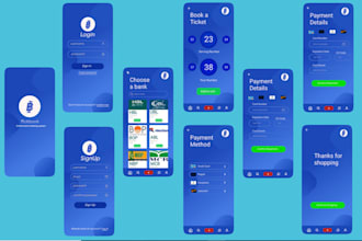 do mobile UI UX using figma and xd