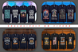 design stunning typography t shirt