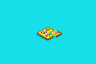 make wallpaper with voxels minimalistic