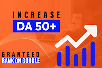 increase moz da 50 plus with high authority backlinks