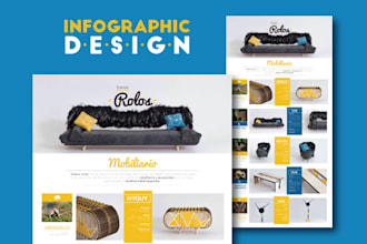 design unique and modern infographics