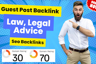 publish a permanent law legal advice website guest post backlink for SEO