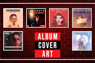 design unique album and single cover art