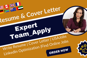write resume cover letter and optimize linkedin for usajobs