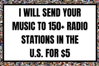 send your music to more than 150 radio stations in the US