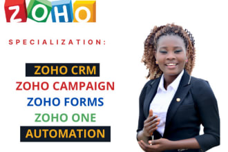 execute any task on zoho, zoho CRM, zoho campaign, zoho one