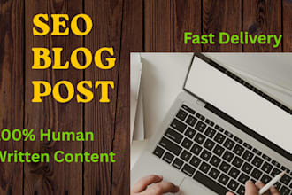write SEO blog posts and optimize articles