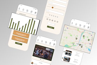 create a mockup of a mobile app