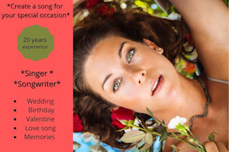 write a song for your music project or special occasion