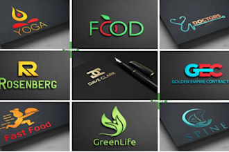 design modern minimalist, business, luxury and redesign logo design