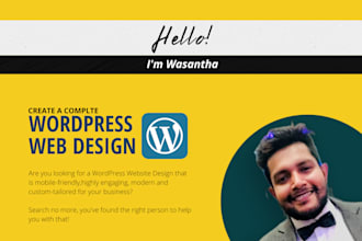 design worldpres and e commerce website