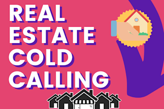 be your virtual assistant for real estate cold calling