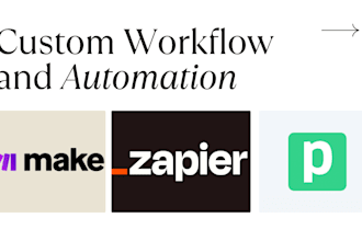 build custom automations with zapier, make, and apis