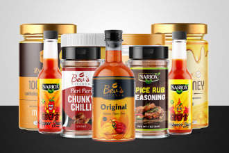 create perfect product label design for your product