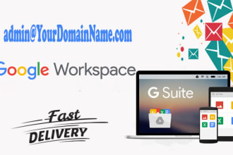 setup google workspace, g suite in 1 hour