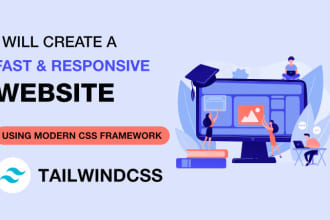 make the responsive website using tailwind CSS and alpine js