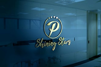 make premium high quality golden logo for your business