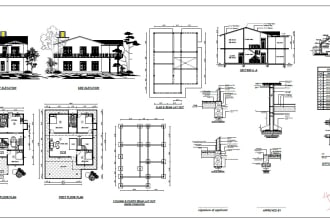 do architectural autocad 2d plans for your project