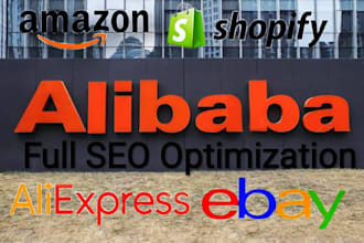 listing product on alibaba, aliexpress, amazon and wordpress