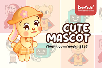 create cute mascot character for your product