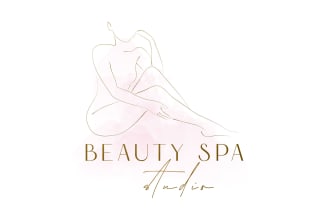 do premade minimalist luxury  logo for skincare spa