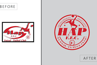 edit logo, update and redesign it