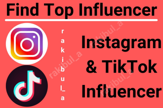 find the best instagram tiktok influencer list for influencer marketing