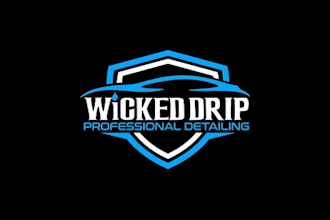 design wicked drip car care needs a sweet logo in 1 day