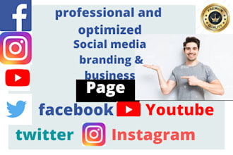 create facebook or instagram buiseness page and youtube channel