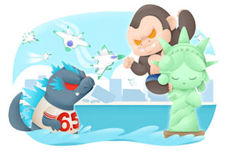draw illustrations for children story book thumbnails, posters, wallpaper