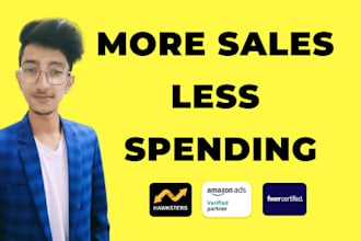 setup, manage amazon PPC campaign and do amazon PPC campaign ads optimization