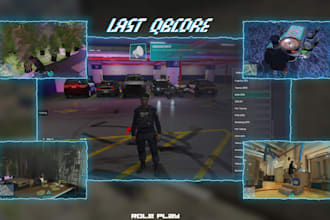 give you premium fivem qbcore server  inspired from nopixel