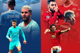 design football stats graphics for social media