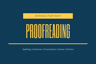 proofread and edit 1000 words