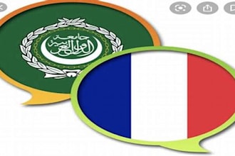 transcript your  french or arabic audio and video