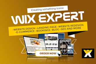 build wix website, redesign wix website design wix website, wix ecommerce