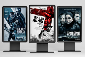 design professional movie poster