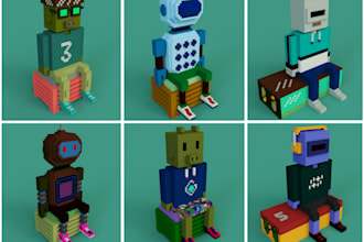 create a unique 3d voxel nft based on your requirements