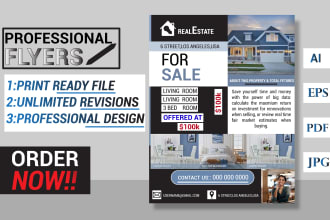 design modern , unique business flyers, media kits for brand