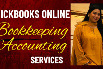 do clean up catch up reconciliation and  bookkeeping in quickbook online