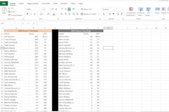 input your data into microsoft excel