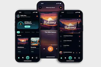design mobile app UX and UI figma design