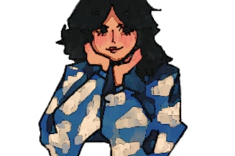 draw the picture you send me in my own style