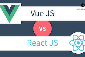 build web app with react or vue